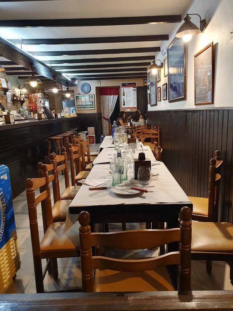 Interior de Mesón O Galo