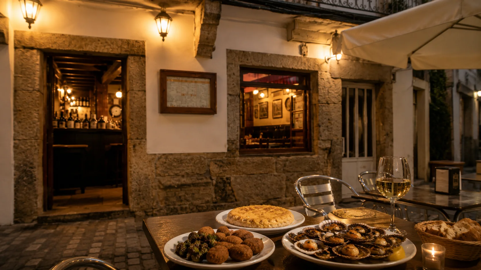 Cociña caseira, mesa compartida e sabor ferrolán.